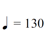 BPM symbol and numbers