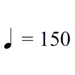 BPM symbol and numbers