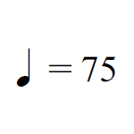 BPM symbol and numbers