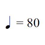 BPM symbol and numbers