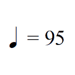 BPM symbol and numbers