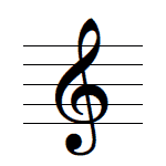 Key signature music symbol